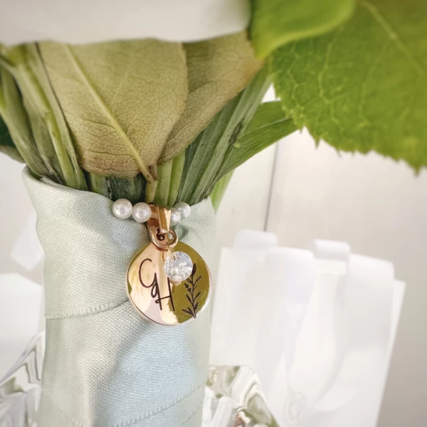 Medalha para Buquê - 100% Personalizável