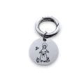 Medalha PET de Proteção São Chico - Prateada - Personalize com Nome do Pet